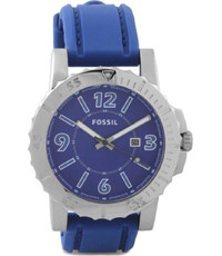 Watch strap Fossil BQ1024 Silicone Blue 22mm