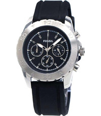 Watch strap Fossil BQ1180 Silicone Black 22mm