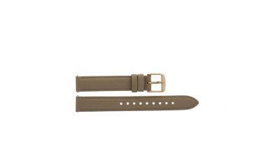Watch strap Fossil BQ1576 Leather Beige 14mm