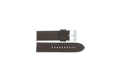 Watch strap Fossil BQ1712 Leather Brown 24mm