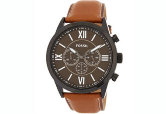 Watch strap Fossil BQ2041 Leather 26mm