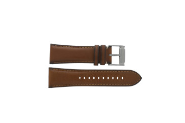 Watch strap Fossil BQ2111 Leather Brown 26mm