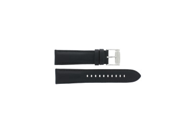 Watch strap Fossil BQ2228 Leather Black 22mm