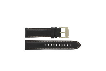 Watch strap Fossil BQ2229 Leather Brown 22mm
