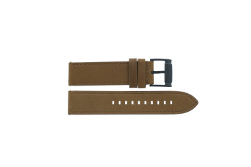 Watch strap Fossil BQ2305 Leather Brown 22mm