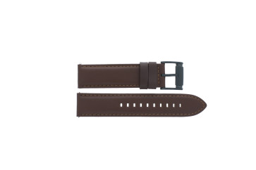 Watch strap Fossil BQ2310 Leather Brown 22mm