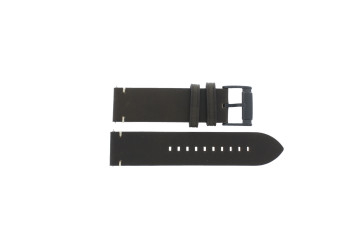 Watch strap Fossil BQ2429 Leather Brown 24mm