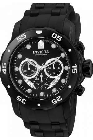 Watch strap Invicta 16986.01 Rubber Black