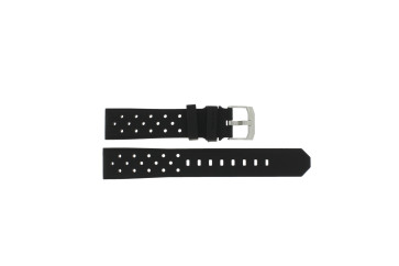 Watch strap Tag Heuer FT8023 / FT8025 / BT0725 Rubber Black 19.5mm