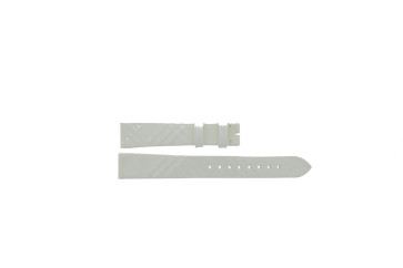 Watch strap Burberry BU1797 Leather White 16mm