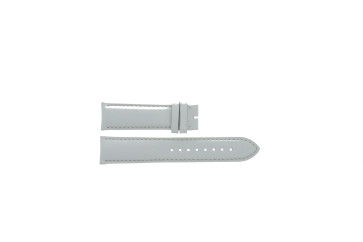 Watch strap Burberry BU9012 Leather White 20mm