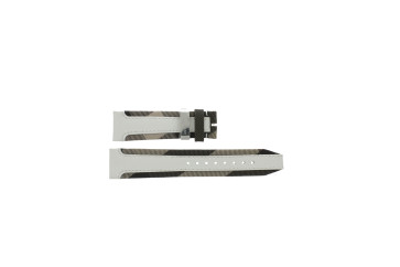 Watch strap Burberry BU9019 Leather Multicolor 20mm