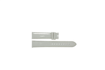 Watch strap Burberry BU9128 Leather White 18mm