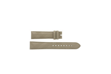 Watch strap Burberry BU9154 Leather Beige 18mm