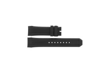 Watch strap Burberry BU9802 Rubber Black 24mm
