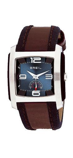 Watch strap Breil BW0226 Leather Dark brown 25mm