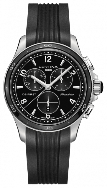 Watch strap Certina C603019213 Rubber Black