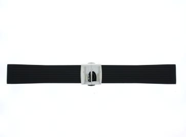 Watch strap Certina C603019574 / C0144101705100A / C0144171705100A Rubber Black 22mm