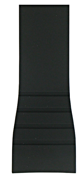 Watch strap Chaika C0154341705000A / C610016058 Rubber Black