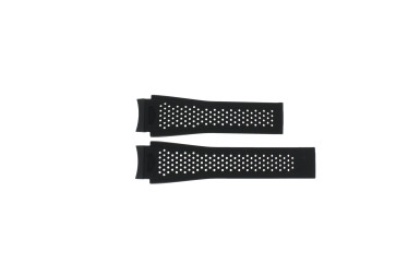 Watch strap Tag Heuer FT6045 / SAR8A80-0 Silicone Black 22mm