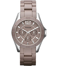 Watch strap Fossil CE1065 Ceramics Beige 18mm