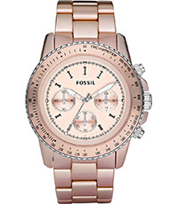 Watch strap Fossil CH2707 Aluminum Rosé 22mm