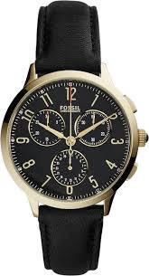 Fossil CH3015 watch strap Leather 16mm