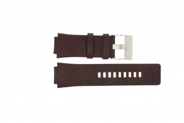 Watch strap Diesel DZ1111 Leather Brown 20mm