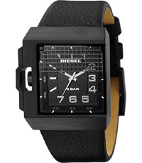 Watch strap Diesel DZ1308 Leather Black 30mm