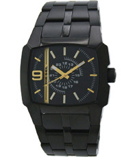 Watch strap Diesel DZ1356 Stainless steel Black 33mm