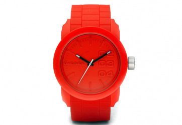 Watch strap Diesel DZ1440 Silicone Red 24mm