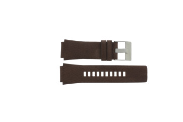 Watch strap Diesel DZ1562 Leather Brown 24mm