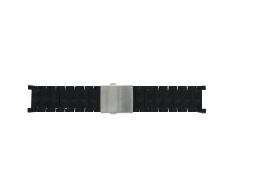 Watch strap Diesel DZ1646 Plastic Black 17mm
