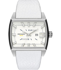 Watch strap Diesel DZ1705 Leather White 30mm