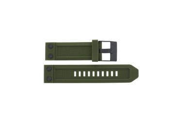 Watch strap Diesel DZ1758 Silicone Green 24mm