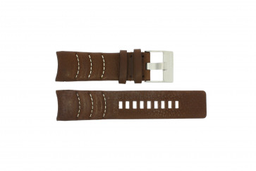 Watch strap Diesel DZ4037 Leather Brown 26mm