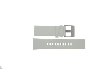 Watch strap Diesel DZ4240 Leather White 26mm