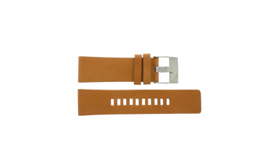 Watch strap Diesel DZ4319 Leather Light brown 26mm