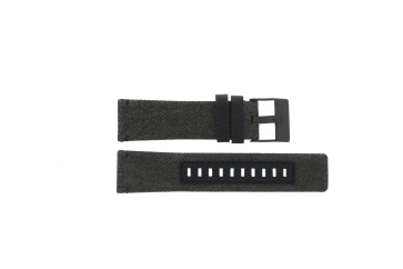 Watch strap Diesel DZ4373 Leather/Textiles Black