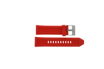 Watch strap Diesel DZ4388 Silicone Red 24mm