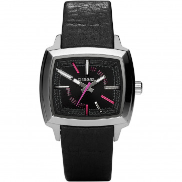 Watch strap Diesel DZ5207 Leather Black 20mm
