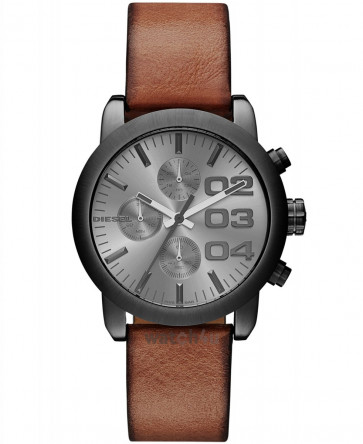 Watch strap Diesel DZ5465 Leather Brown 20mm