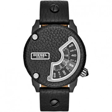 Watch strap Diesel DZ7353 Leather Black 22mm