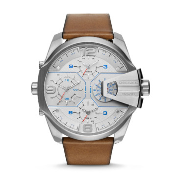 Watch strap Diesel DZ7374 Leather Cognac 28mm