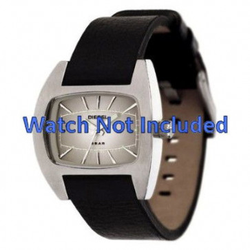 Watch strap Diesel DZ2063 Leather Black 21mm
