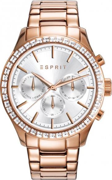 Watch strap Esprit ES109042003 Steel Rosé 20mm