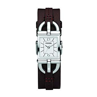 Watch strap Fossil ES2637 Leather Brown 7mm