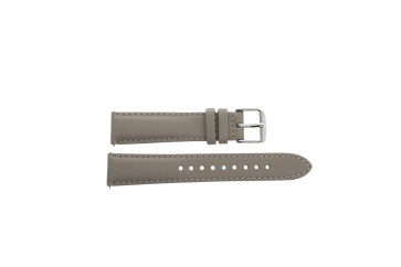 Watch strap Fossil ES3189 Leather Beige 18mm