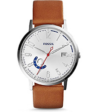 Watch strap Fossil ES3790 Leather Brown 20mm