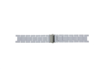 Watch strap Fossil ES3813 Plastic White 18mm